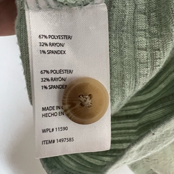 Weatherproof Vintage Woman's Tie Front Blouse Size L - Picture 7 of 8